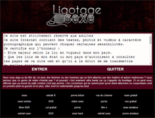 Tablet Screenshot of ligotage-sexe.com